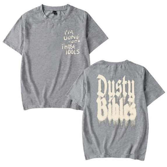 Josiah Queen Dusty Bibles Merch T-Shirt Women Men Casual Crewneck Short Sleeve Fashion Tee