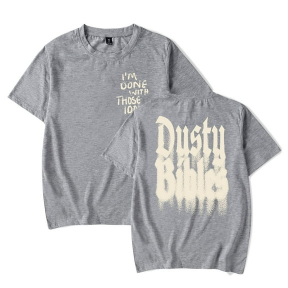 Josiah Queen Dusty Bibles Tee Women Men Short Sleeve Crewneck T-shirt Casual Tops