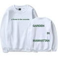 thumbnail image 1 of Josiah Queen Garden in Manhattan Ivory Men/Women Long Sleeve Crew Neck Sweater Men/Women Longsleeve Sweater, 1 of 3