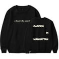 thumbnail image 1 of Josiah Queen Garden in Manhattan Ivory Men/Women Long Sleeve Crew Neck Sweater Men/Women Longsleeve Sweater, 1 of 2
