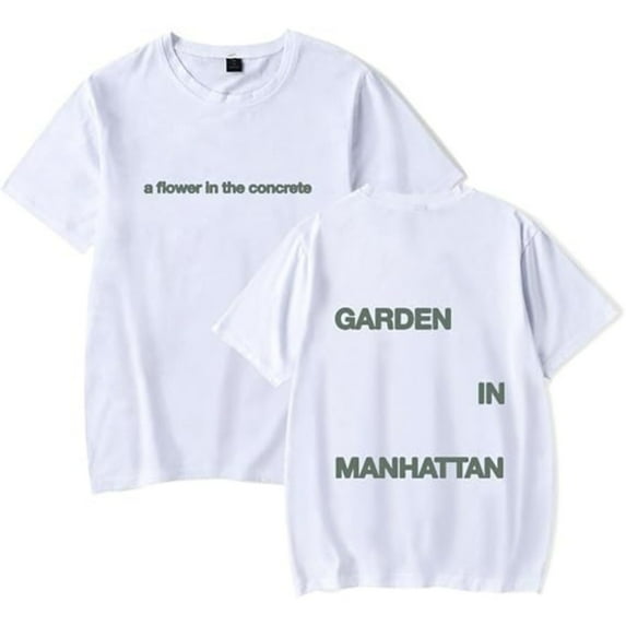 Josiah Queen Garden in Manhattan T-Shirt Women Men Casual Crewneck Short Sleeve Fashion Tee