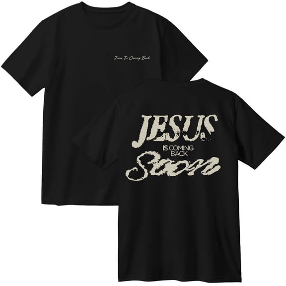 Josiah Queen Jesus Is Coming Back Soon Merch Cotton T-Shirt Women Men Crewneck Short Sleeve Tee