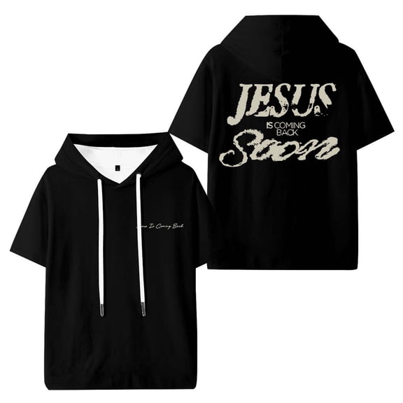 Josiah Queen Jesus Is Coming Back Soon Merch Hooded T-Shirts Casual Women Men Short Sleeve Tee Clothes
