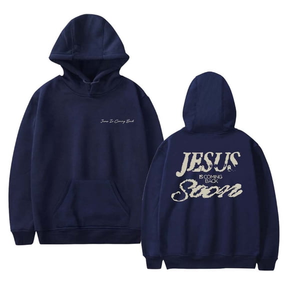 Josiah Queen Jesus Is Coming Back Soon Merch Hoodies Women Men Casual Long Sleeve Sweatshirt Clothes