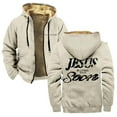 thumbnail image 1 of Josiah Queen Jesus Is Coming Back Soon Merch Zipper Hoodies Women Men Jacket Parkas Long Sleeve Streetwear Coat, 1 of 2