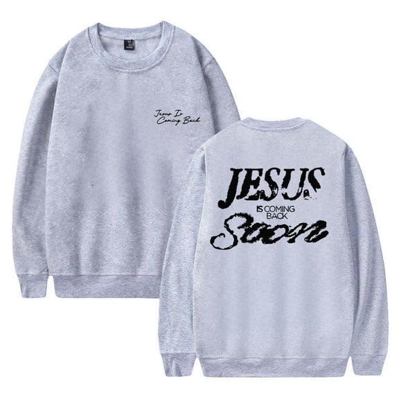 Josiah Queen Jesus Is Coming Back Soon Sweatshirt Women Men Casual Crewneck Long Sleeve Pullover Clothes