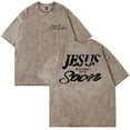 thumbnail image 1 of Josiah Queen Jesus Is Coming Back Soon T-Shirt Cotton Wash Tee Women Men Short Sleeve Casual Crewneck Tee, 1 of 2