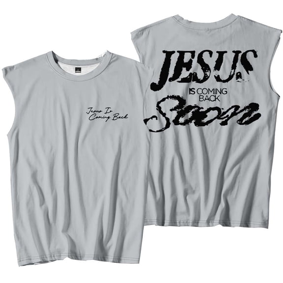 Josiah Queen Jesus Is Coming Back Soon Tank Tops Sleeveless T-Shirt port Vest Women Men Casual Outdoor Sportwear