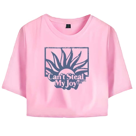 Josiah Queen Merch Can't Steal My Joy T-Shirt For Women&Girls Midriff Short Sleeve Summer Clothing Vest Y2K Tee