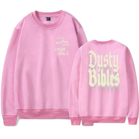 Josiah Queen Merch Dusty Bibles Crewneck Sweatshirts Cosplay Women Men Fashion Long Sleeve Stylish Y2K Design Top