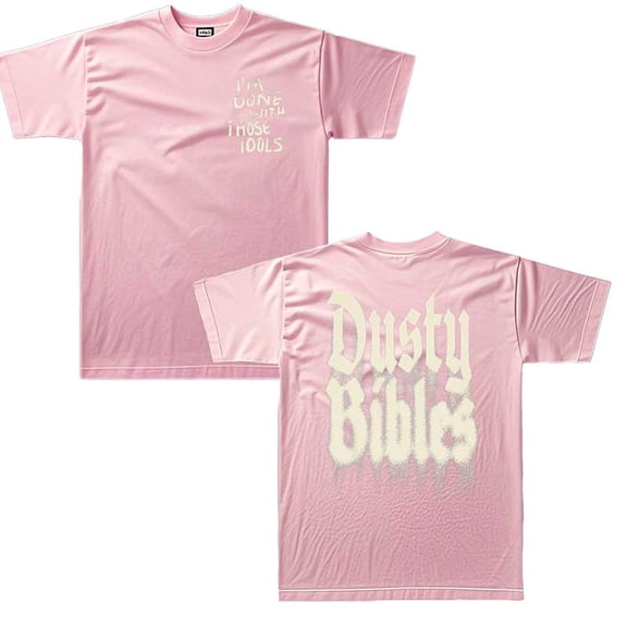 Josiah Queen Merch Dusty BiblesSummer Unisex Short-sleeved T-shirt Fashion Y2K Printed Casual Stylish Design Tee