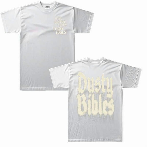 Josiah Queen Merch Dusty BiblesSummer Unisex Short-sleeved T-shirt Fashion Y2K Printed Casual Stylish Design Tee