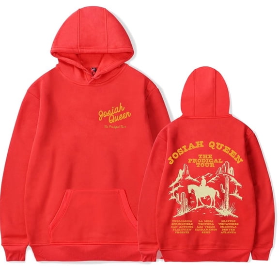 Josiah Queen Merch Hoodie The Prodigal Tour Pullover Women Men Long Sleeve Casual Hooded Sweatshirts