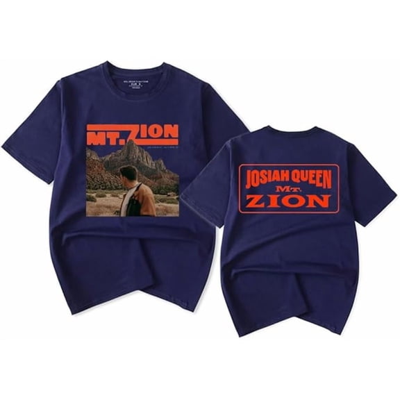 Josiah Queen Merch Mr.Zion Summer Unisex Short-sleeved T-shirt Fashion Y2K Printed Casual Stylish Design Tee