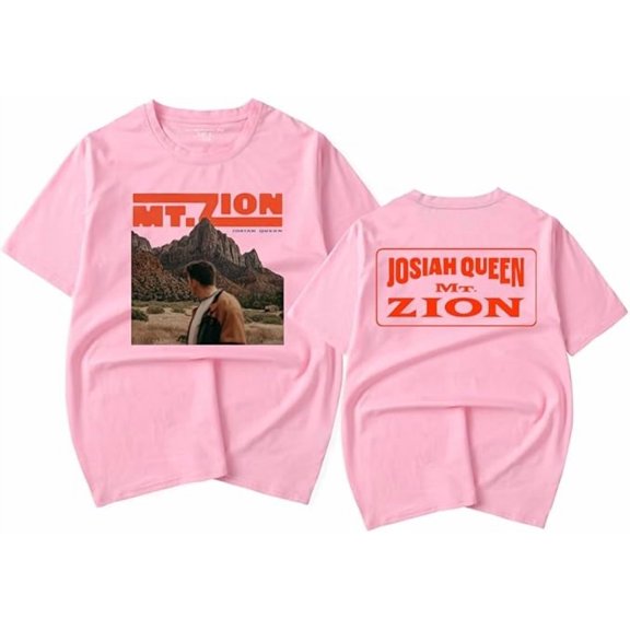 Josiah Queen Merch Mr.Zion Summer Unisex Short-sleeved T-shirt Fashion Y2K Printed Casual Stylish Design Tee