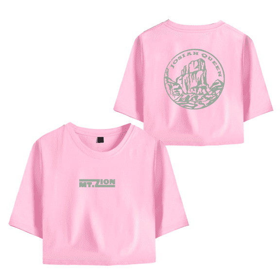 Josiah Queen Merch Mr.Zion T-Shirt For Women&Girls Midriff Short Sleeve Summer Clothing Vest Tee