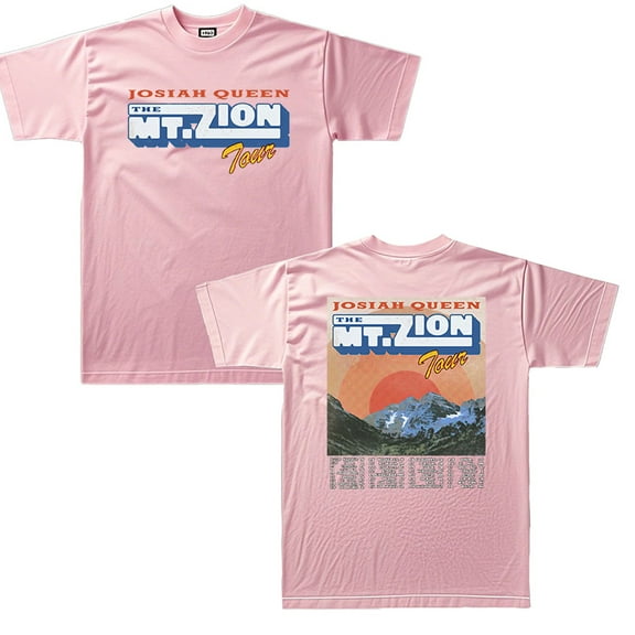 Josiah Queen Merch Mr.Zion Tour Summer Unisex Short-sleeved T-shirt Fashion Y2K Printed Casual Stylish Design Tee