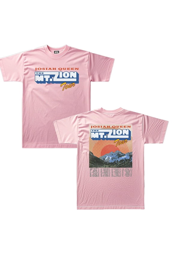 Josiah Queen Merch Mr.Zion Tour Summer Unisex Short-sleeved T-shirt Fashion Y2K Printed Casual Stylish Design Tee