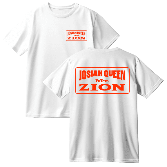 Josiah Queen Merch Mt Zion Cotton T-shirt Unisex Short Sleeve Crewneck Fashion Tee