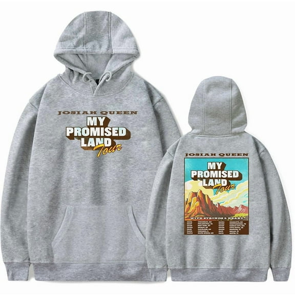 Josiah Queen Merch  My Promised Land Tour Hoodie Spring Autumn Fashion Men/Women Casual  Long Sleeve Sweatshirts