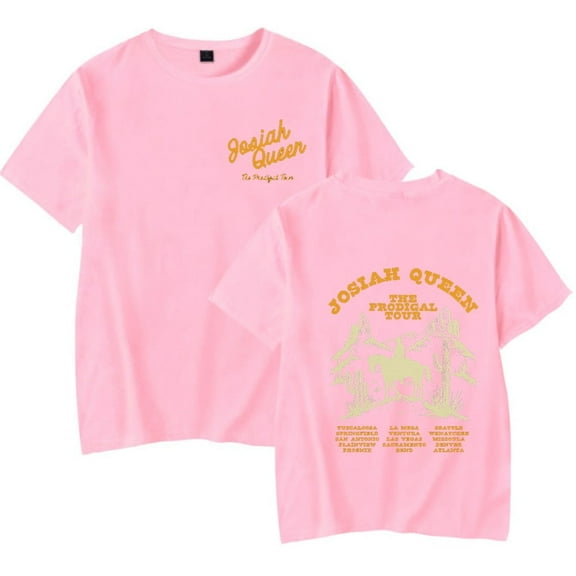 Josiah Queen Merch T Shirts The Prodigal Tour T-Shirt Women Men Trend Casual Short Sleeve Top Tee