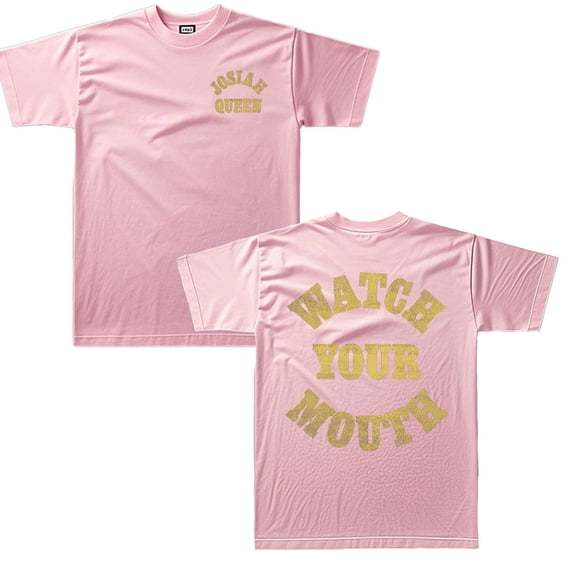 Josiah Queen Merch Watch Your Mouth Tshirt Summer Unisex Short-sleeved T-shirt Fashion Y2K Printed Casual Stylish Design Tee