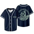 thumbnail image 1 of Josiah Queen Mt Zion Baseball Jacket Tee Women Men Fashion V-neck Short Sleeve T-Shirts, 1 of 5