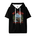 thumbnail image 1 of Josiah Queen Mt. Zion Hooded T-shirt Unisex Short Sleeve Tee Casual Trendy Tops, 1 of 2