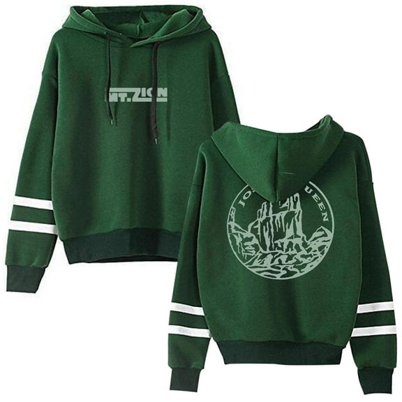 Josiah Queen Mt Zion Hoodie Casual Pocketless Long Sleeve Sweatshirt Women Men Casual Pullover Clothes