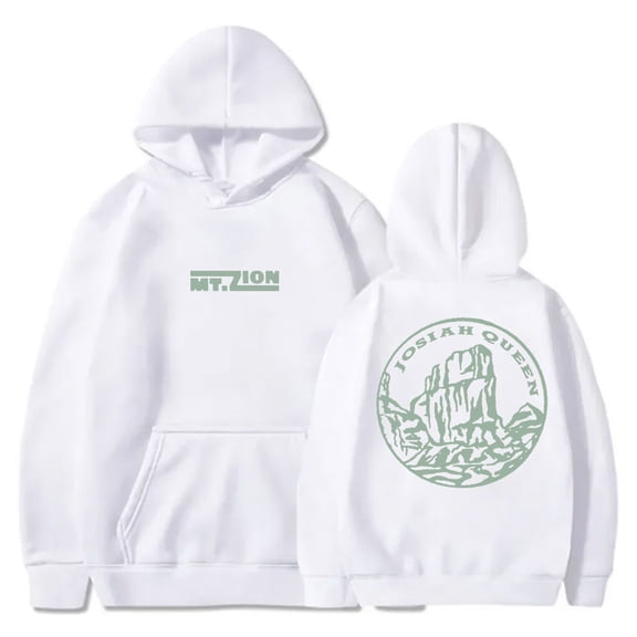 Josiah Queen Mt Zion Hoodies 2025 Tour Merch Pullovers Women Men Fashion Long Sleeve Sweatshirts