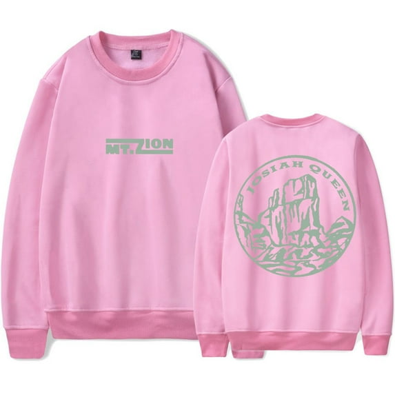 Josiah Queen Mt Zion Logo Crewneck Sweatshirts 2025 Tour Merch Women Men Long Sleeve T-Shirts