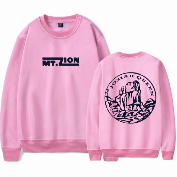 Josiah Queen Mt Zion Men/Women Long Sleeve Crew Neck Sweater Men/Women Longsleeve Sweater