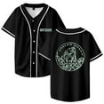 thumbnail image 1 of Josiah Queen Mt Zion Merch Baseball Jersey Shirt V-Neck Women Men Short Sleeve Streetwear Clothes, 1 of 3