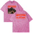 thumbnail image 1 of Josiah Queen Mt Zion Merch T-Shirt Cotton Wash Tee Women Men Short Sleeve Casual Crewneck Tee, 1 of 3