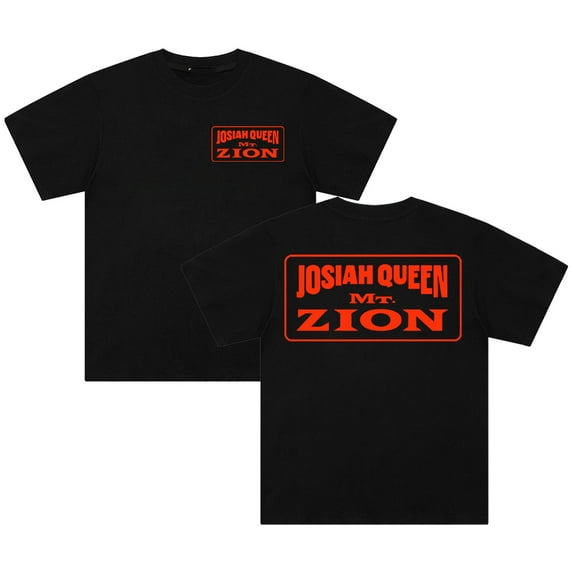 Josiah Queen Mt Zion Merch T-shirt Crewneck Short Sleeve Cotton Tee Women Men Streetwear Tops