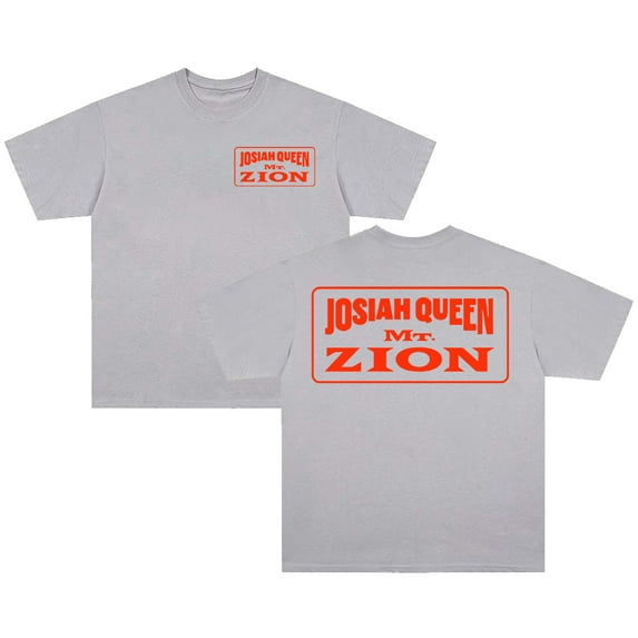 Josiah Queen Mt Zion Merch T-shirt Crewneck Short Sleeve Cotton Tee Women Men Streetwear Tops
