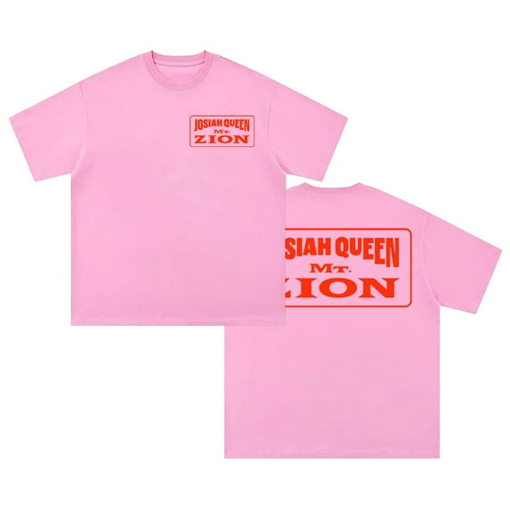 Josiah Queen Mt Zion Merch T-shirt Crewneck Short Sleeve Cotton Tee Women Men Streetwear Tops