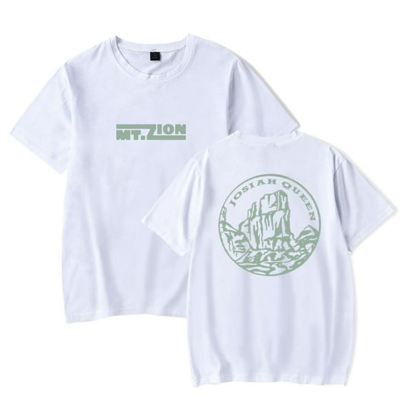 Josiah Queen Mt Zion T-shirt Crewneck Short Sleeve Tee Casual Streetwear Tops