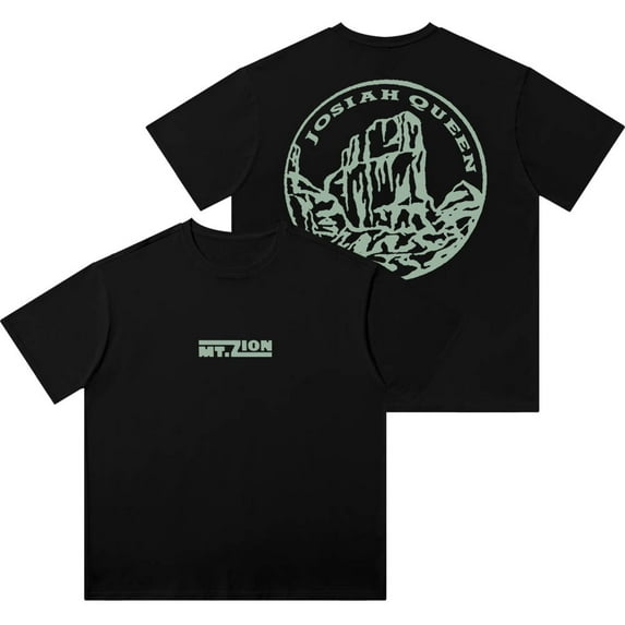 Josiah Queen Mt Zion Vintage Wash T-Shirts 2025 Tour Merch Women Men Cotton Short Sleeve Tee
