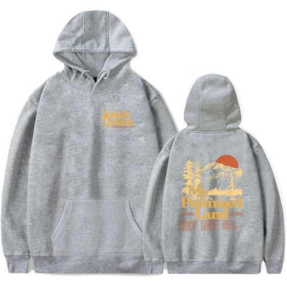 Josiah Queen My Promised Land 2025 Tour Merch Hoodie Pockets Drawstring Unisex Hooded Sweatshirt Fashion Clothing