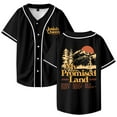 thumbnail image 1 of Josiah Queen My Promised Land Tour 2025 Baseball Jersey V-Neck Shirt Women Men Short Sleeve Streetwear Clothes, 1 of 2