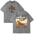 thumbnail image 1 of Josiah Queen My Promised Land Tour 2025 Merch T-Shirt Vintage Wash Tee Women Men Short Sleeve Crewneck Tee, 1 of 3