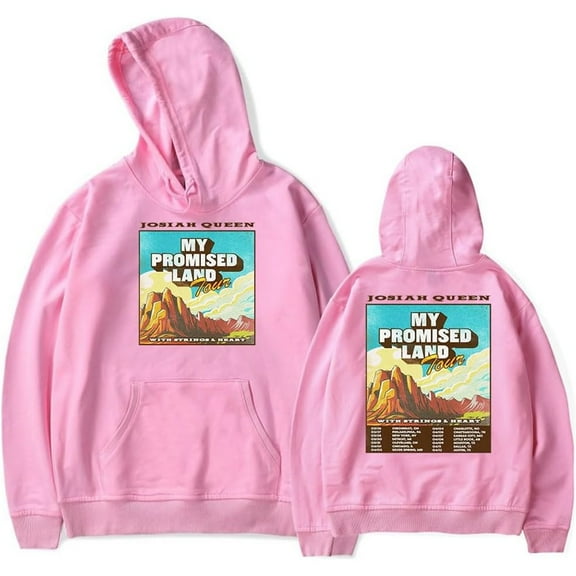 Josiah Queen My Promised Land Tour Merch Hoodie Pockets Drawstring Unisex Hooded Sweatshirt Fashion Clothing
