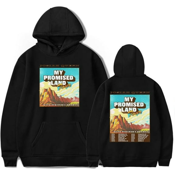 Josiah Queen My Promised Land Tour Merch Hoodie Pockets Drawstring Unisex Hooded Sweatshirt Fashion Clothing