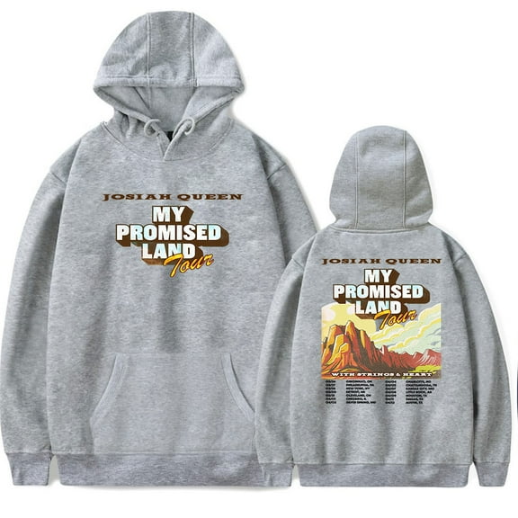 Josiah Queen My Promised Land Tour Merch Hoodies For Men/Women Unisex Long Sleeve Sweatshirt Fashion Streetwear