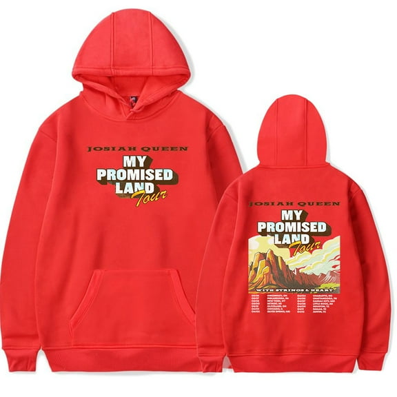 Josiah Queen My Promised Land Tour Merch Hoodies For Men/Women Unisex Long Sleeve Sweatshirt Fashion Streetwear
