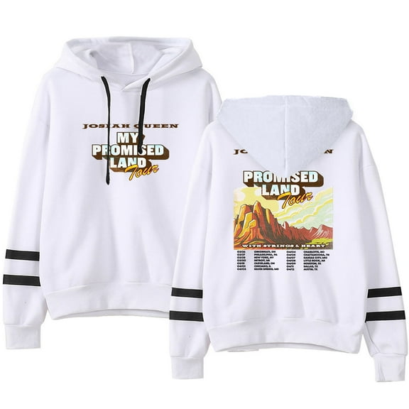 Josiah Queen My Promised Land Tour Sweatshirt Merch For Men/Women Unisex Long Sleeve Hooded Pullover Fashion Streetwear