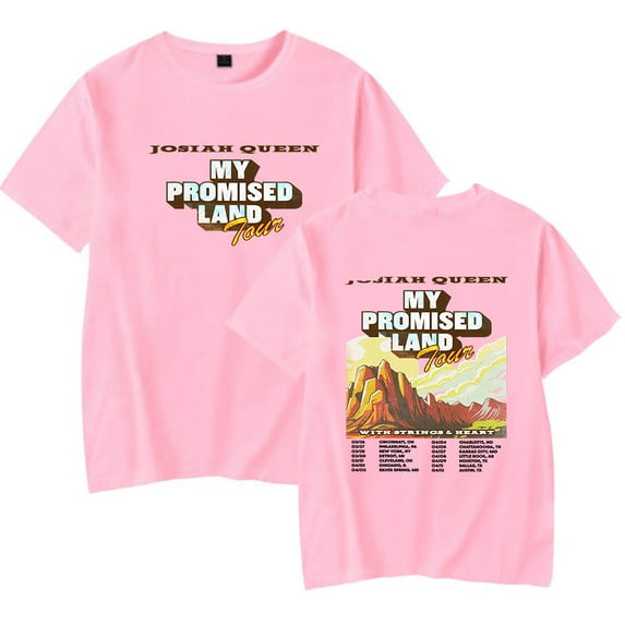 Josiah Queen My Promised Land Tour T-Shirt Merch Women/Men Summer Short Sleeve Tshirt Fashion Streetwear