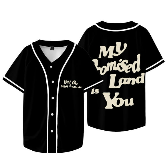 Josiah Queen Promised Land Logo Merch Baseball Jacket Tee Summer Unisex Vneck Short Sleeve T-Shirts
