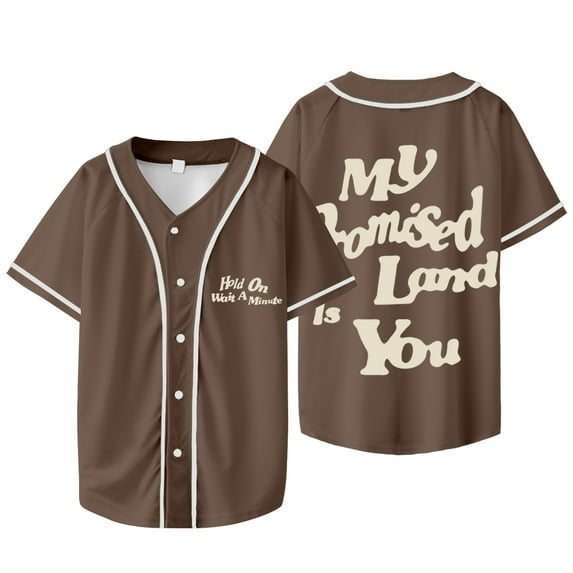 Josiah Queen Promised Land Logo Merch Baseball Jacket Tee Summer Unisex Vneck Short Sleeve T-Shirts